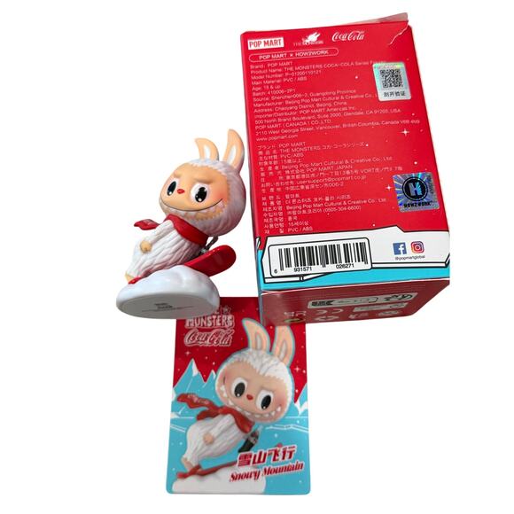Pop Mart The Monsters Labubu X CocaCola Figurine Blind Box-Snowy Mountain - Picture 3 of 15